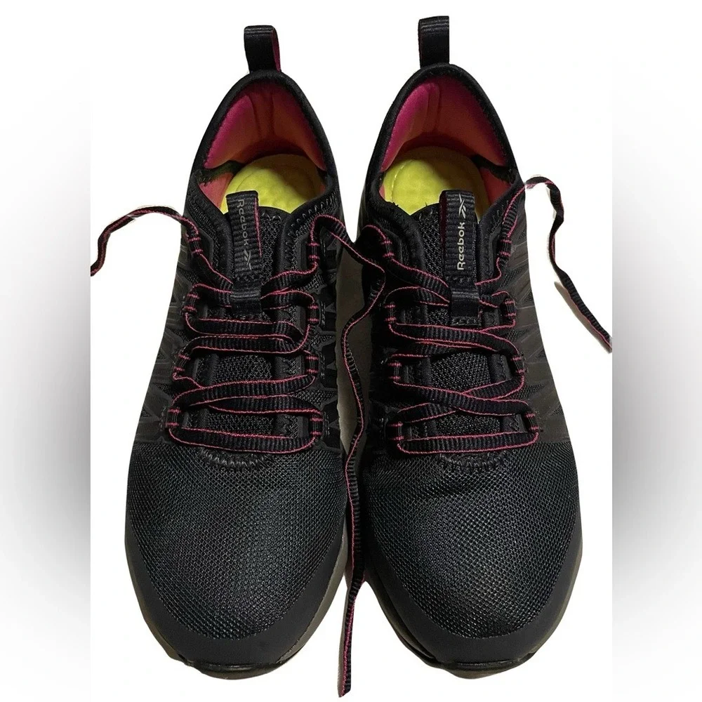 Reebok Astroride RB308 Steel Toe Shoes Sneaker 7W Women Navy Purple - Picture 2 of 15